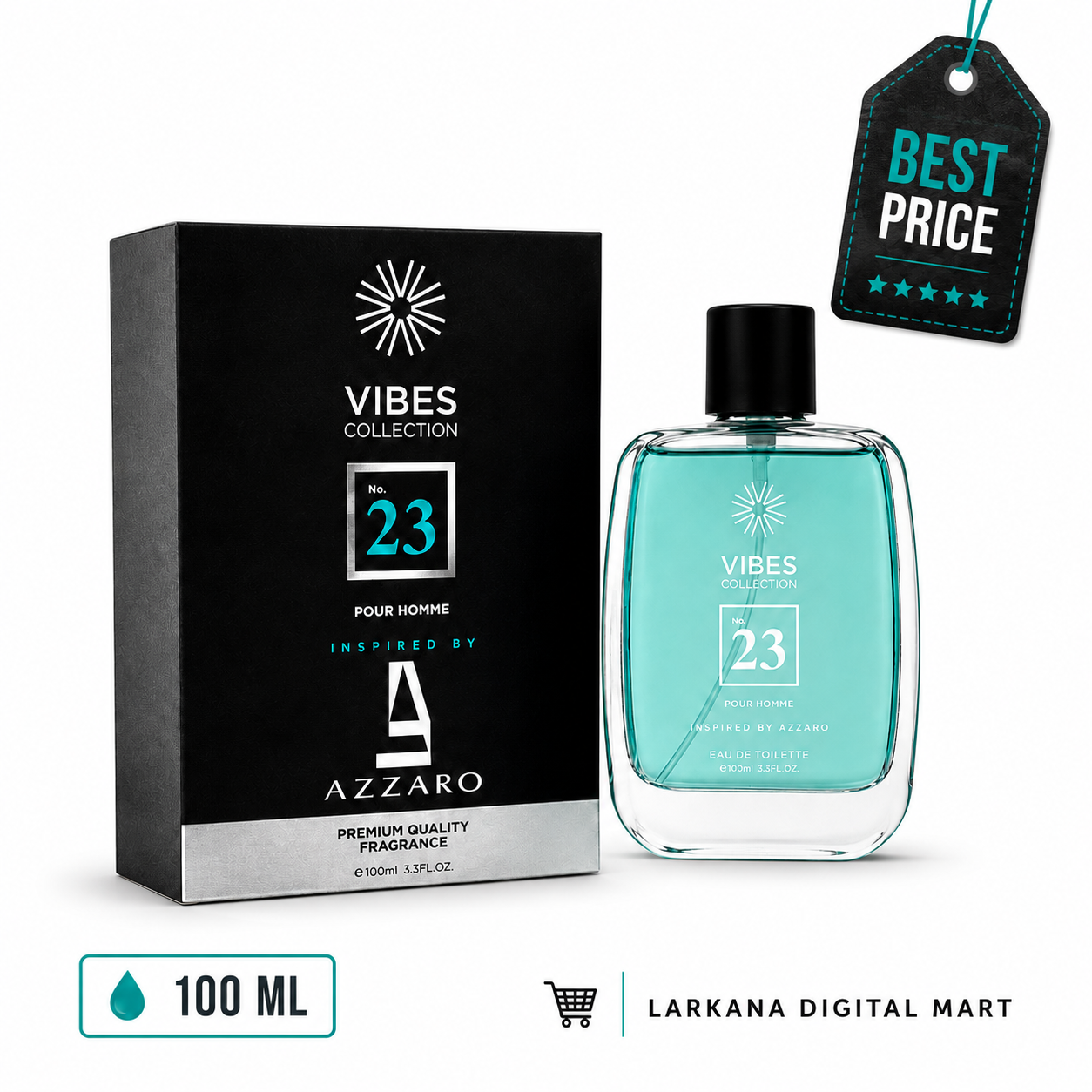 Vibes Collection No. 23 (Inspired by Azzaro Pour Homme) – 100ml