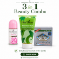 3 in 1 Beauty Combo - Enchanteur Romantic Deo + Herbion Neem Face Wash + Current Beauty Cream