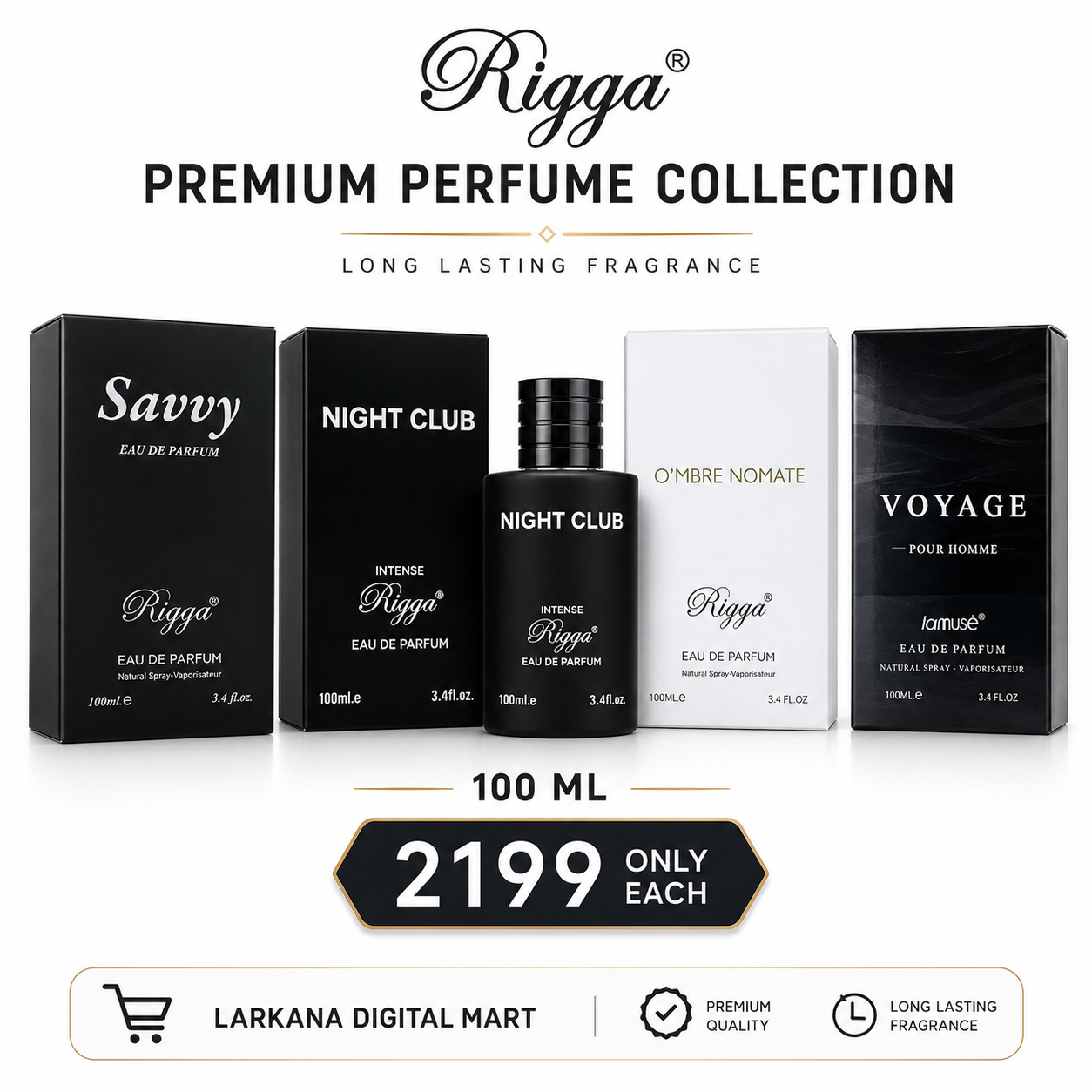 Rigga Premium Perfume Collection – 100 ML
