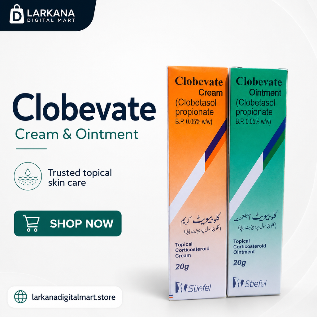 Clobevate Cream & Ointment – Clobetasol Propionate 0.05% (20g)