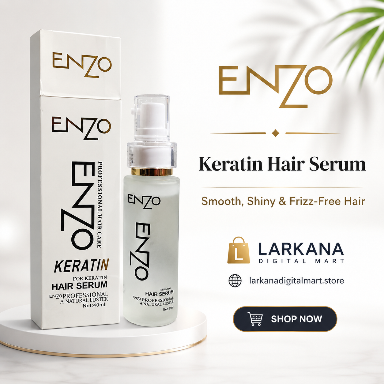 Enzo Keratin Hair Serum 40ml