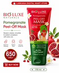 Bio Luxe Naturals Pomegranate Peel-Off Mask 170ml