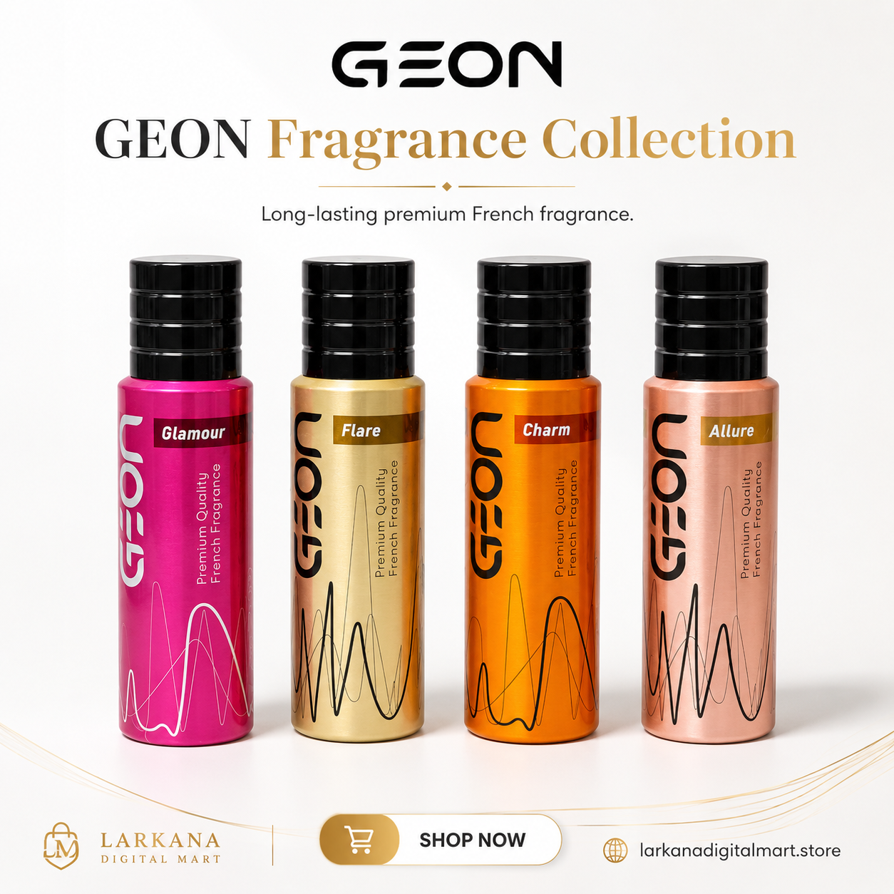 GEON Fragrance Collection - Premium French Body Spray