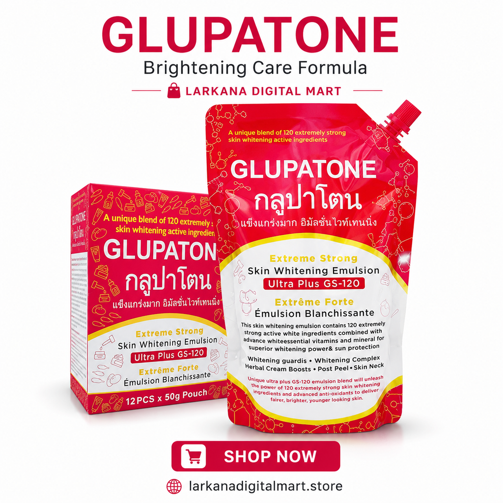 Glupatone Extreme Strong Skin Whitening Emulsion Ultra Plus GS-120 - 50g Pouch