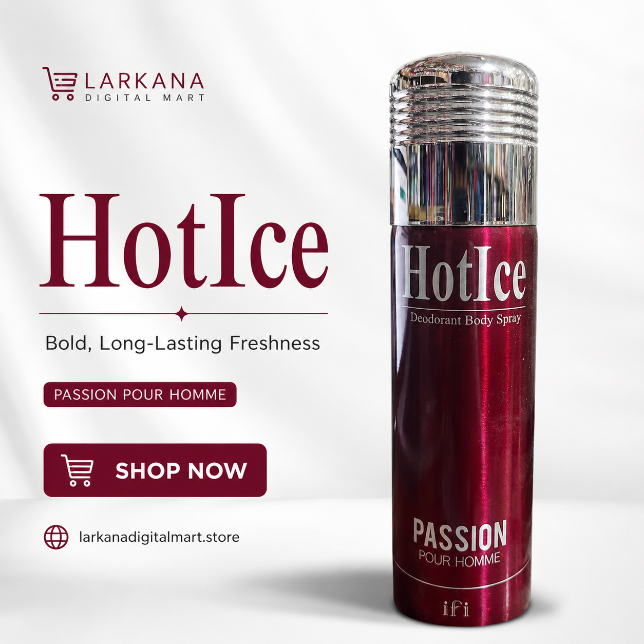 HotIce Passion Pour Homme Deodorant Body Spray