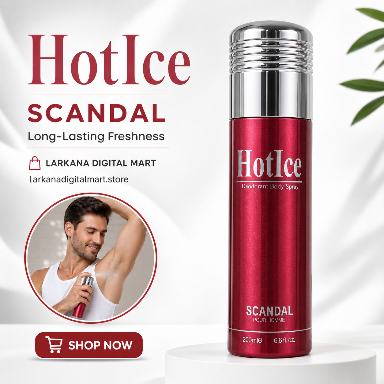 HotIce Scandal Deodorant Body Spray Pour Homme 200ml
