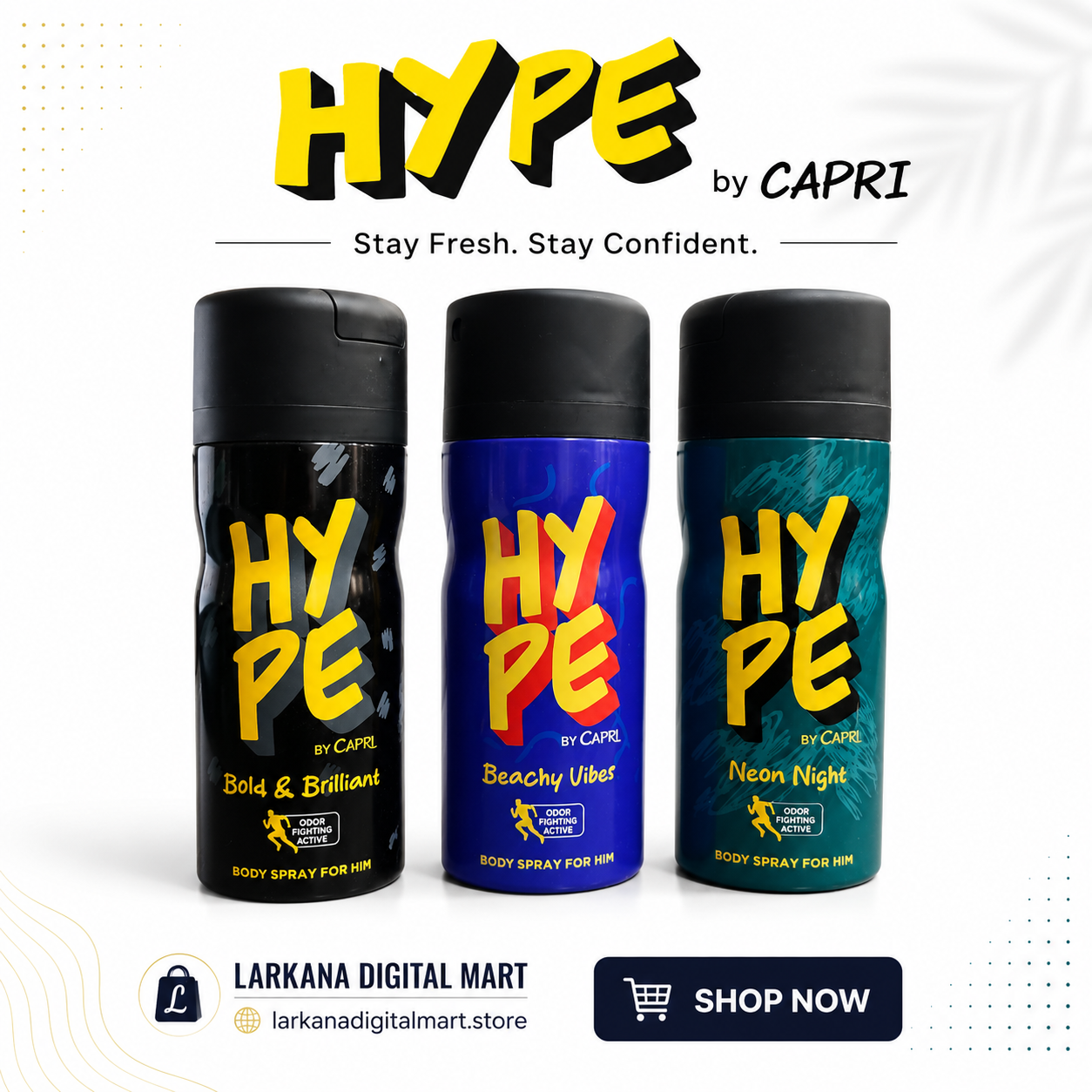 HYPE Body Spray for Him by Capri