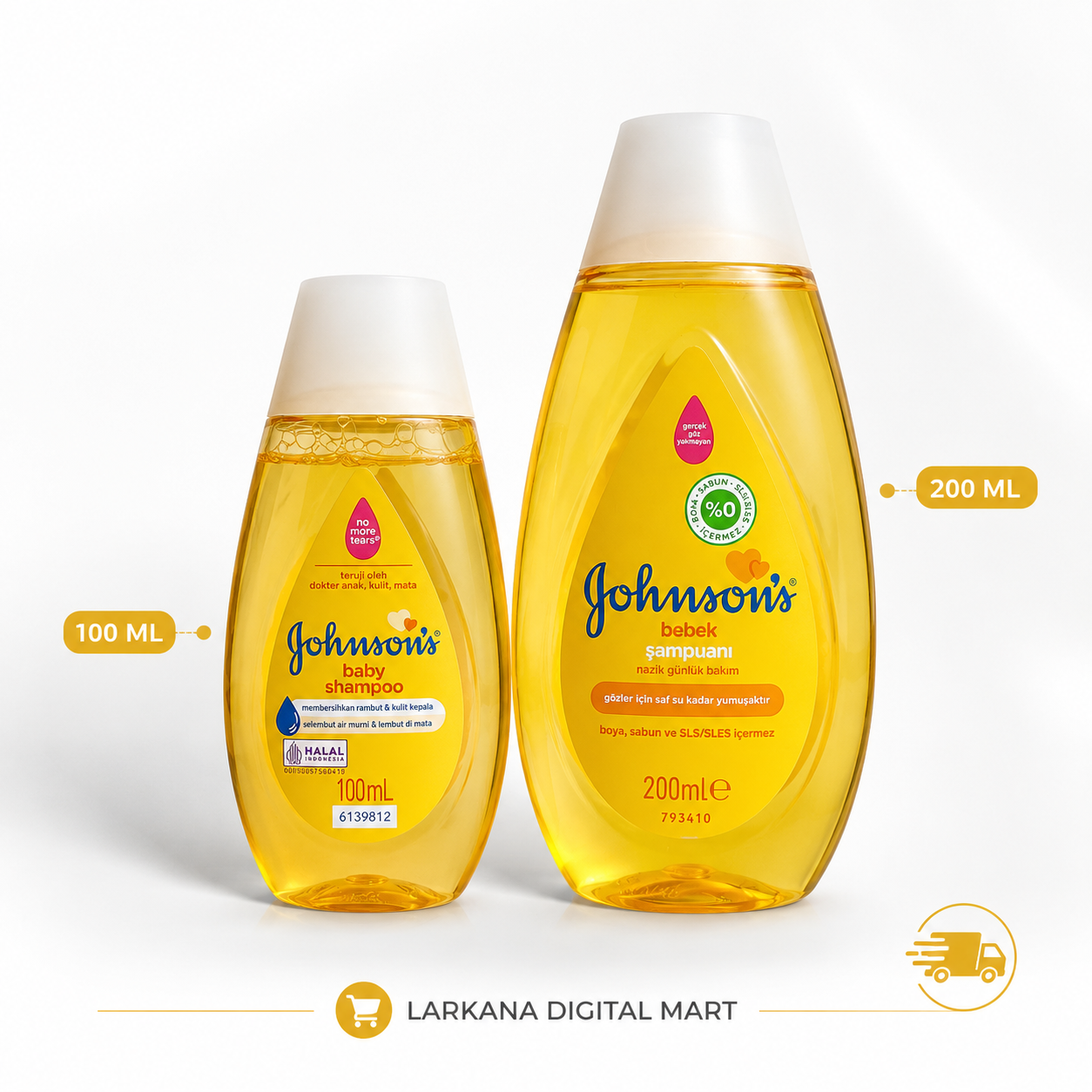 Johnson’s Baby Shampoo – 100 ML &amp; 200 ML