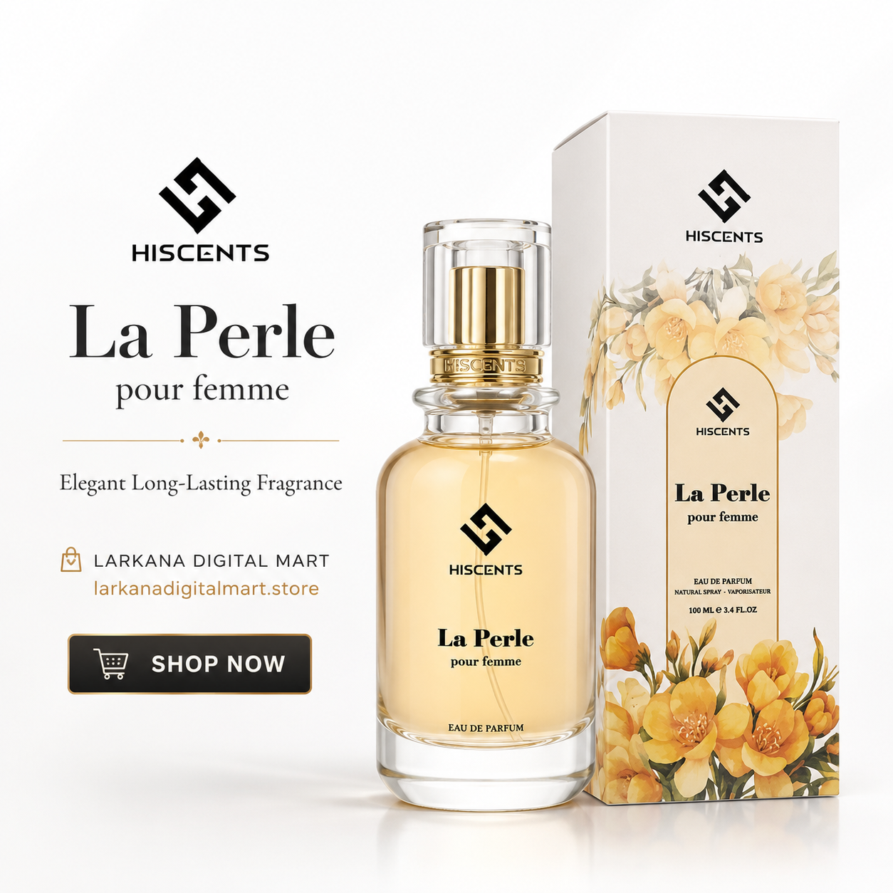 Hiscents La Perle Pour Femme Eau de Parfum 100ml