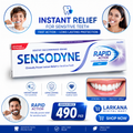 Sensodyne Rapid Action Toothpaste - Mint (Improved Formulation)