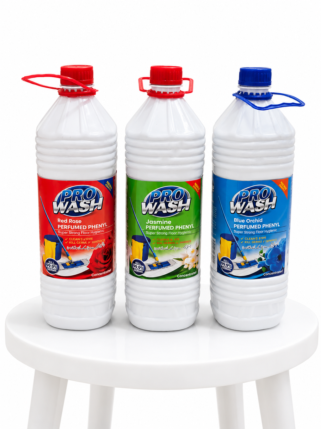 Pro Wash Perfumed White Phenyl - 3 Litre (Large)