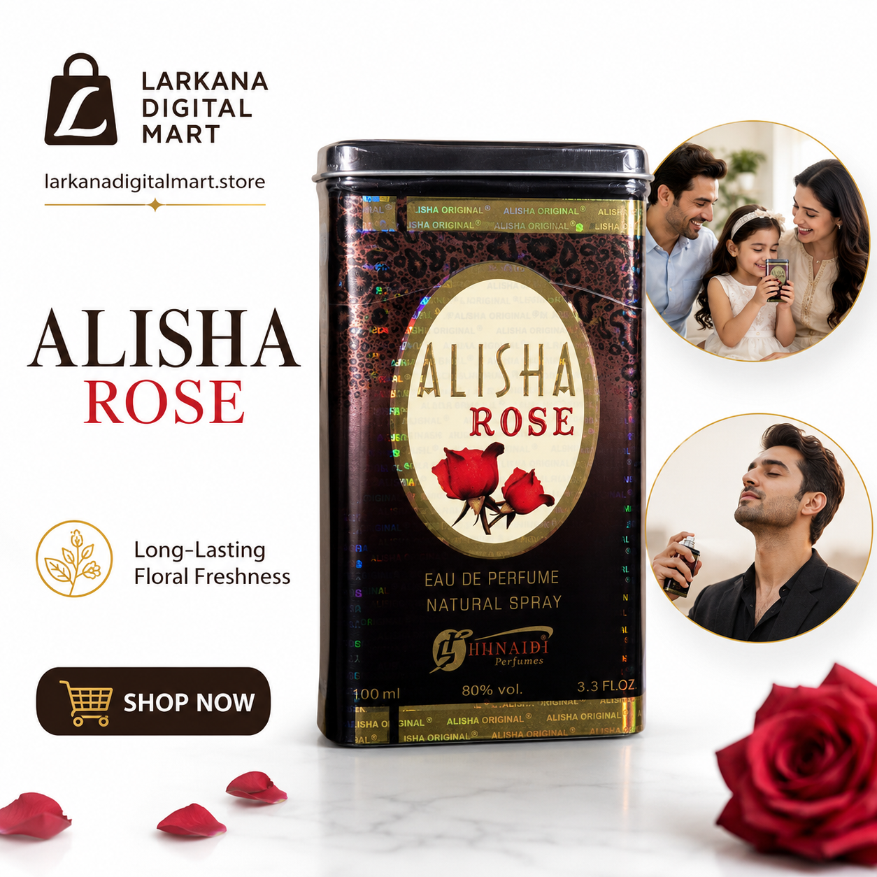 Alisha Rose Eau De Perfume 100ml