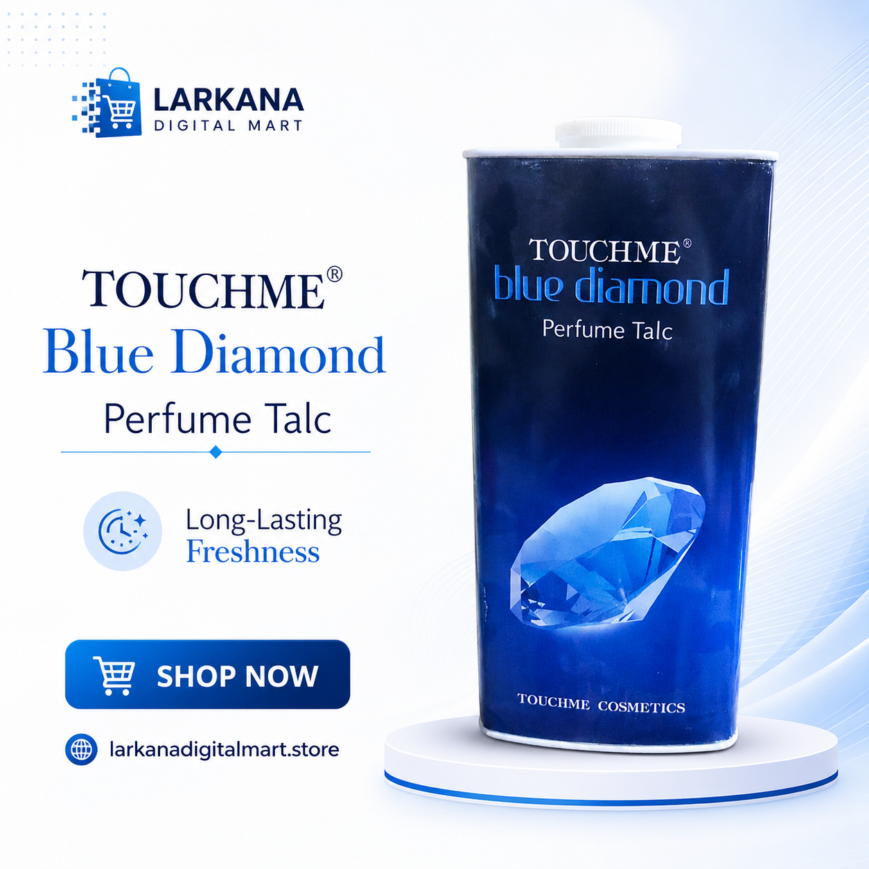Touchme Blue Diamond Perfume Talc