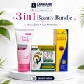 3 in 1 Beauty Bundle - Glow, Care & Sun Protection