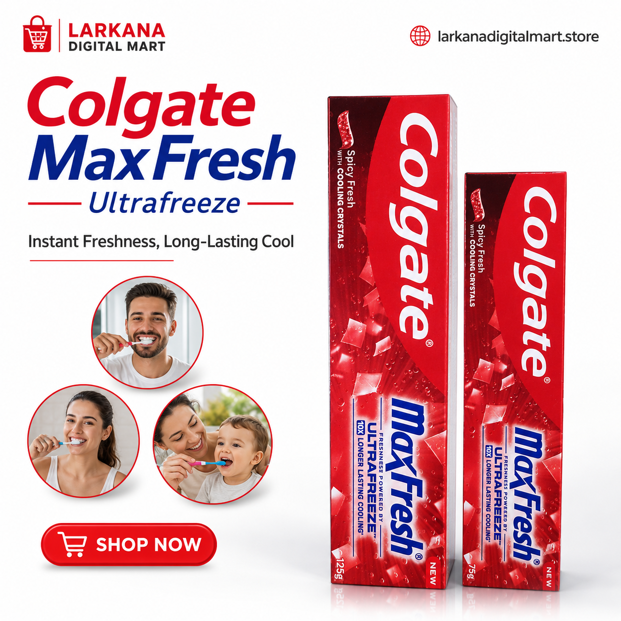 Colgate MaxFresh Ultrafreeze Spicy Fresh Toothpaste