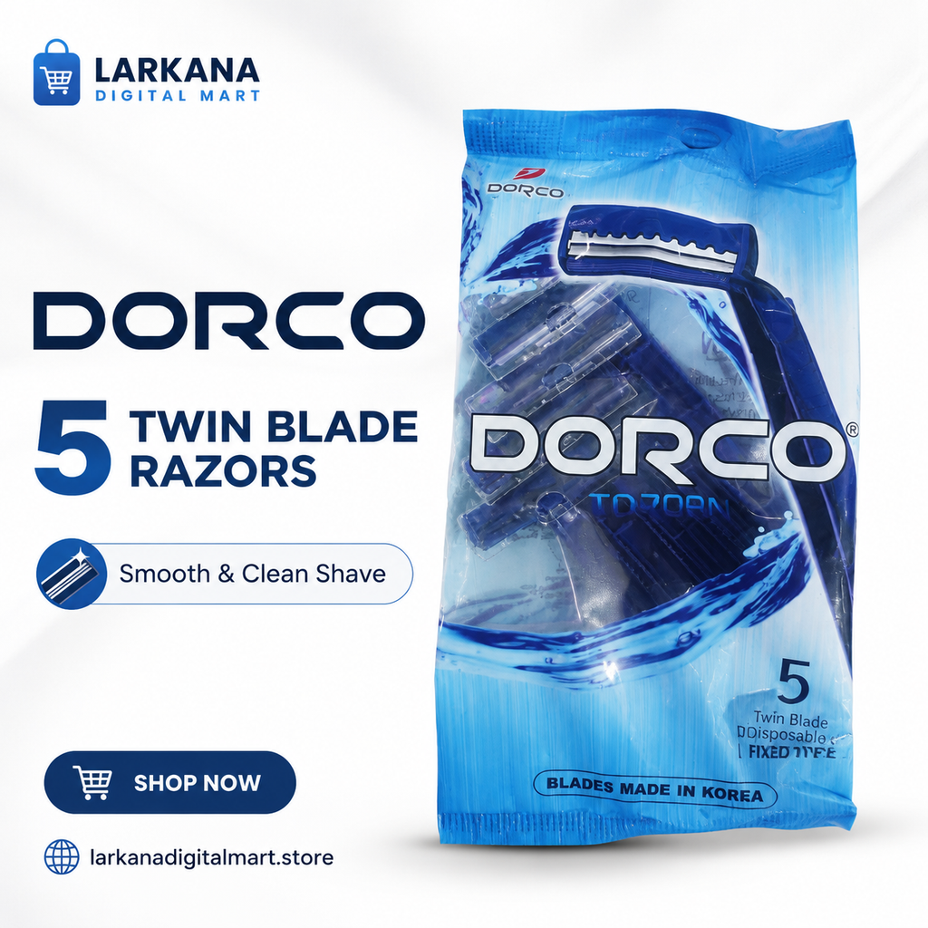 Dorco 5 Twin Blade Disposable Razors