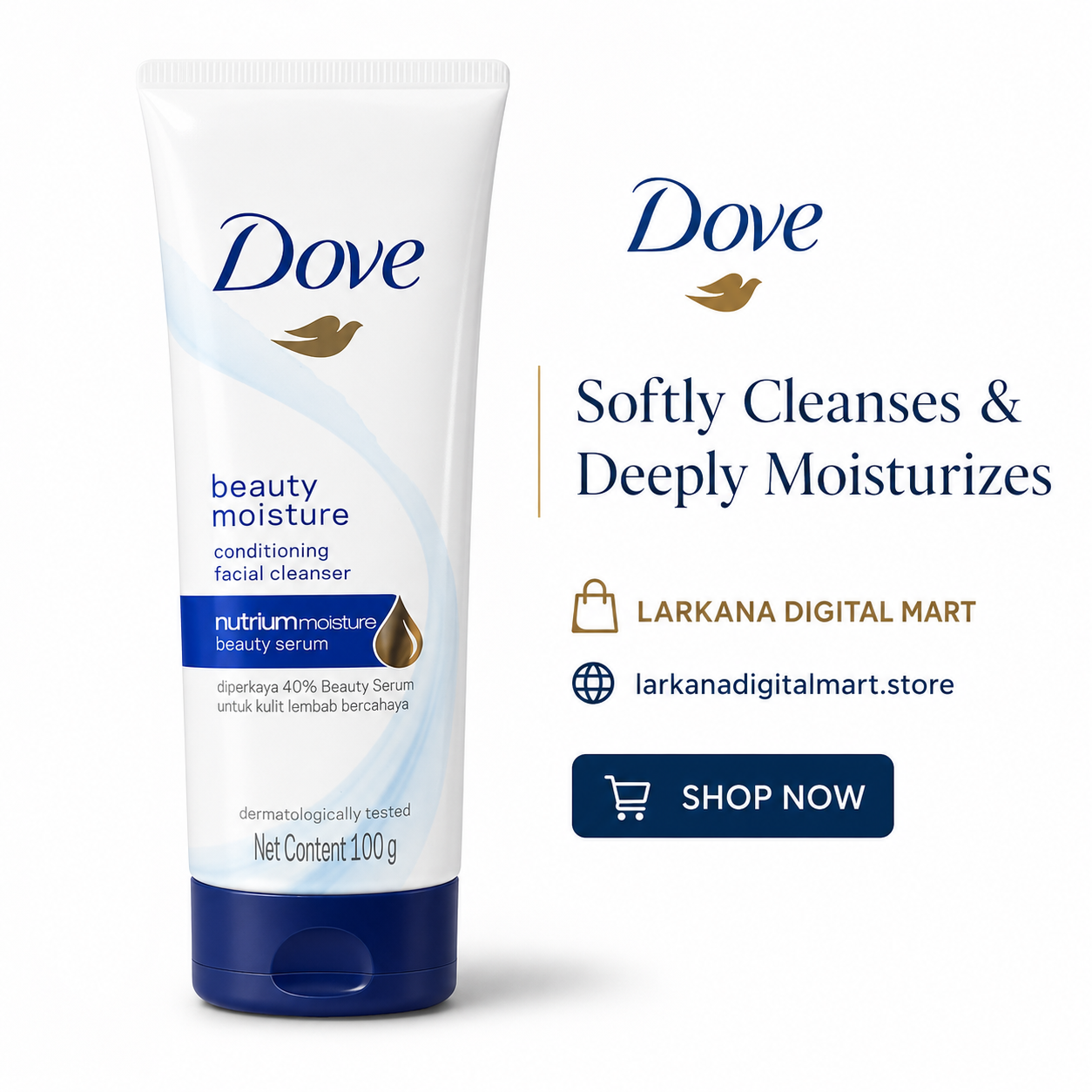 Dove Beauty Moisture Conditioning Facial Cleanser 100g