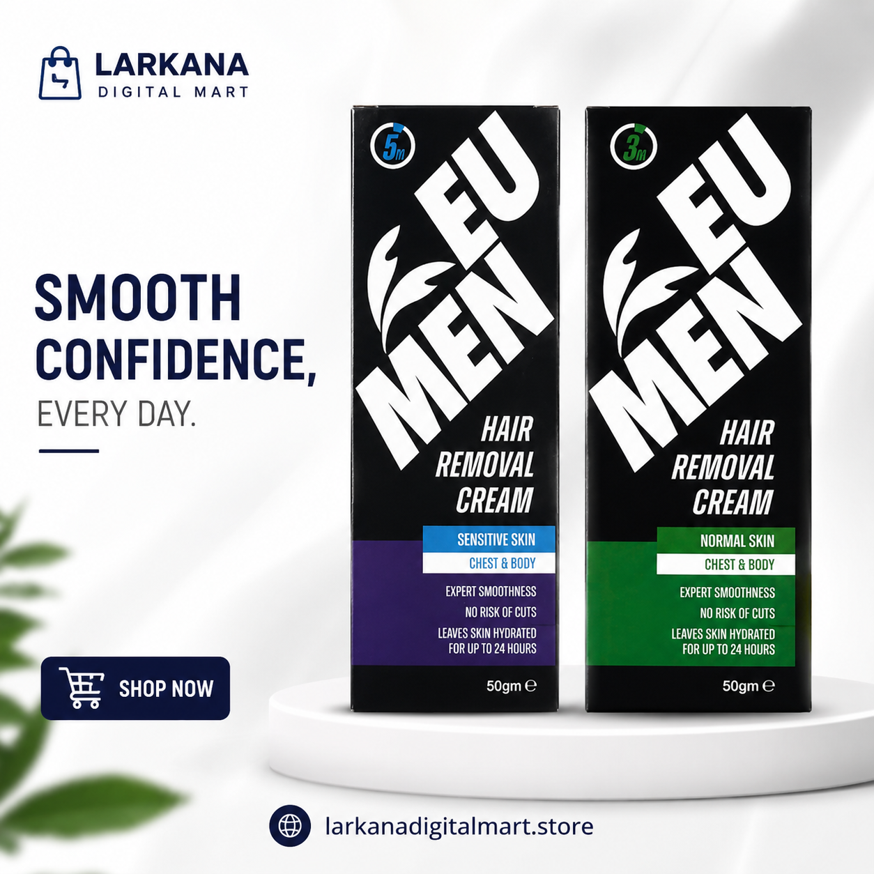 EU MEN Hair Removal Cream , chose your skin type wisely.