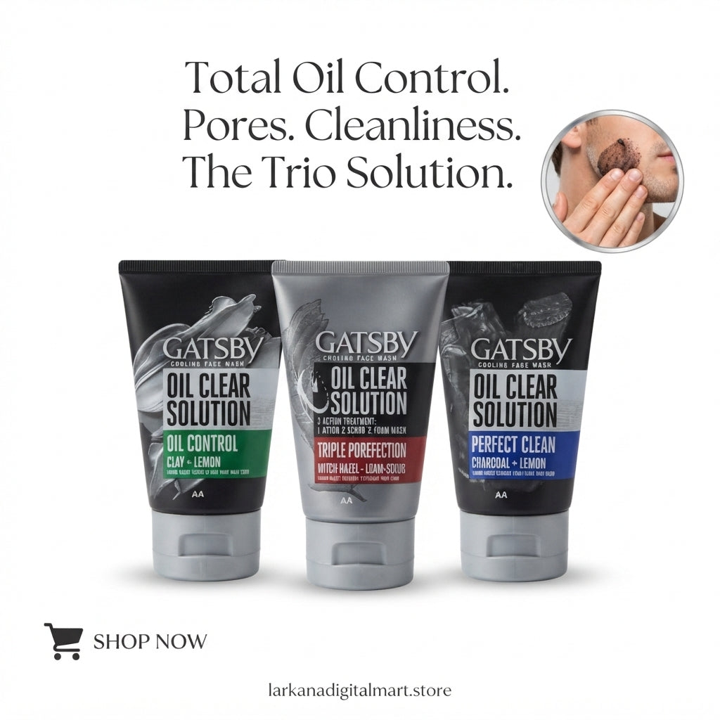 Gatsby Oil Clear Solution Cooling Face Wash