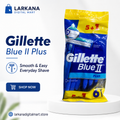 Gillette Blue II Plus Disposable Razors - Pack of 6 (5+1 Free)
