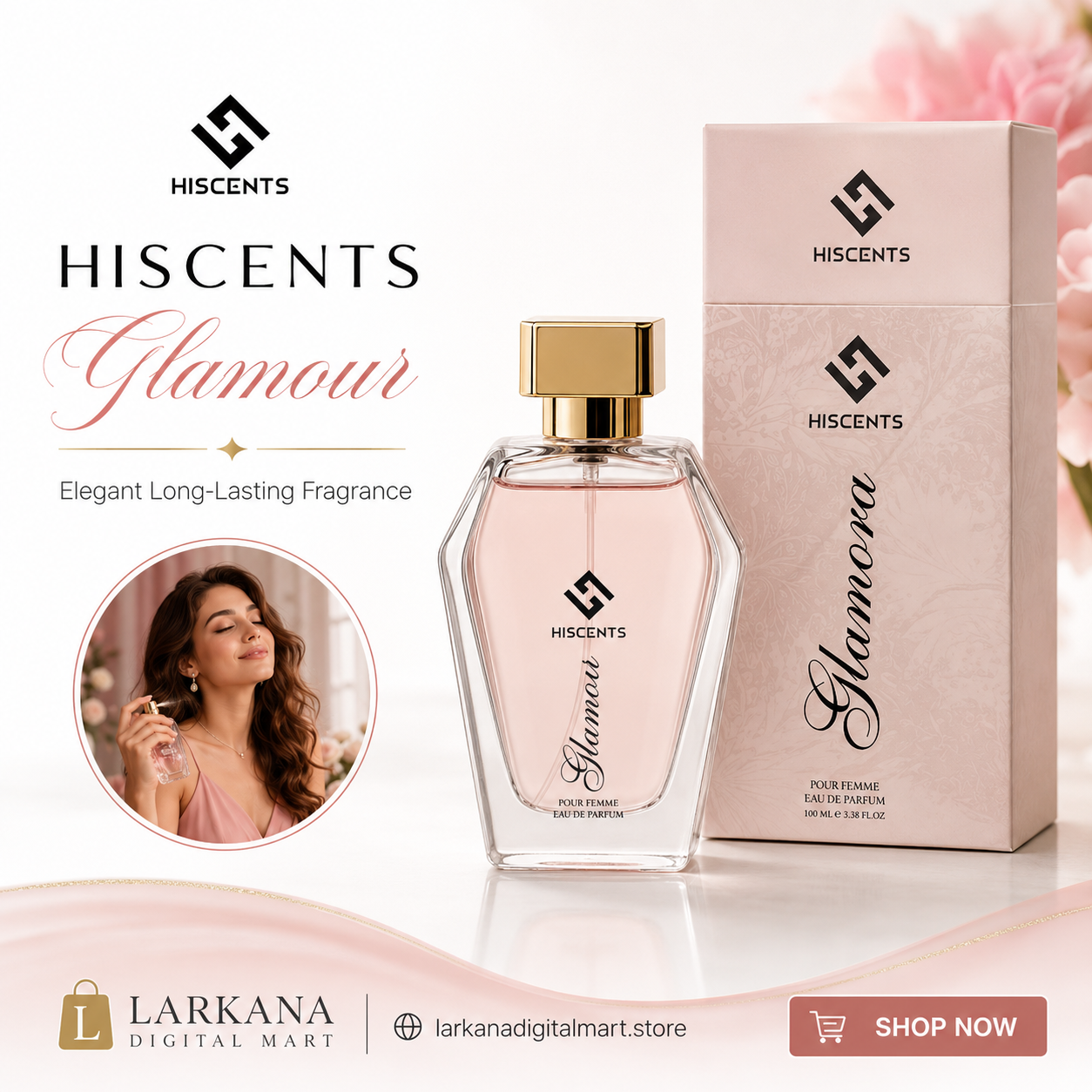 Hiscents Glamora Pour Femme Eau de Parfum 100ml