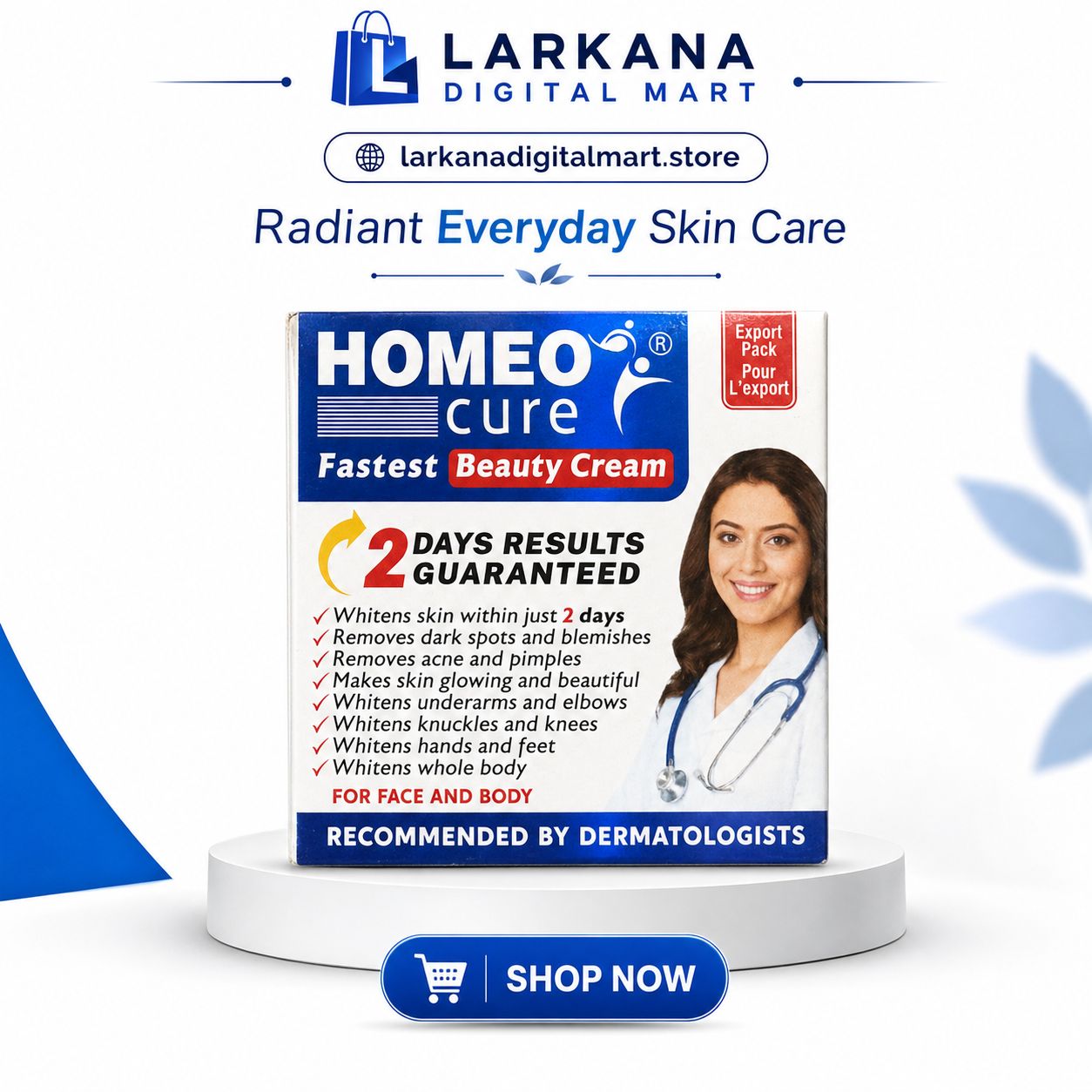 Homeo Cure Fastest Beauty Cream - 2 Days Results Guaranteed