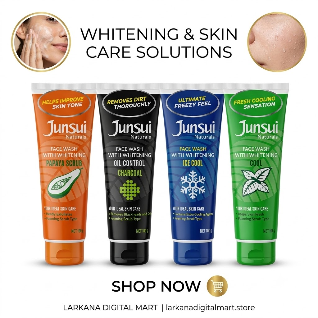 Junsui Naturals Face Wash with Whitening - 4 Variants