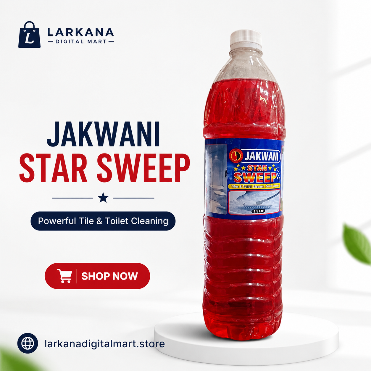 Jakwani Star Sweep - Powerful Tile & Toilet Cleaner 1.5L