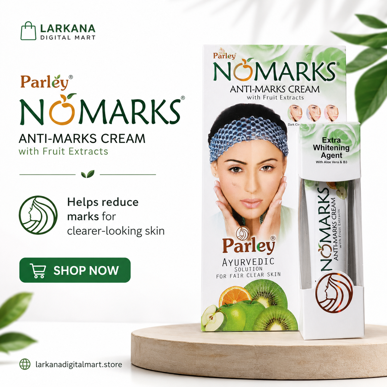 Parley NoMarks Anti-Marks Cream Tube with Fruit Extracts