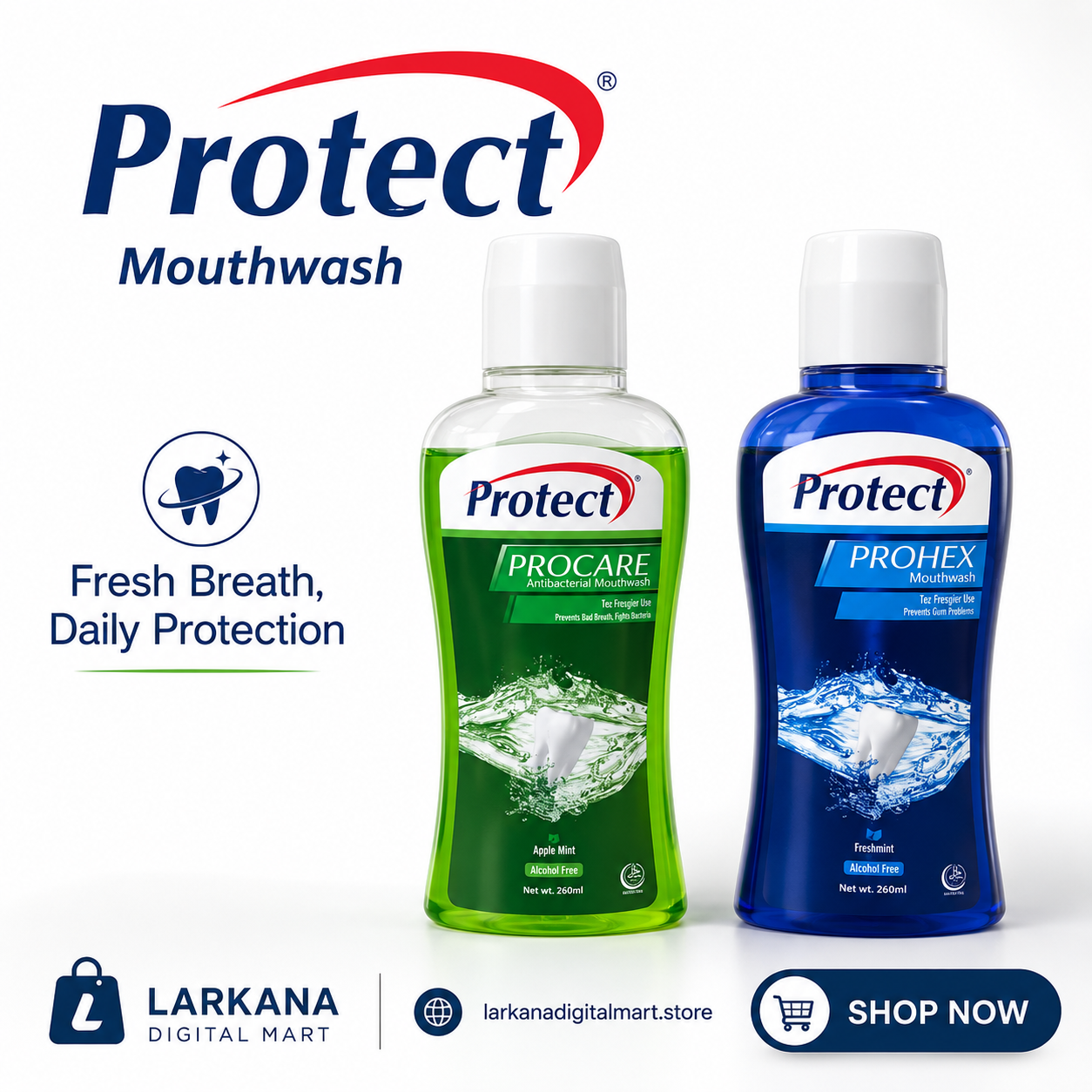 Protect Mouthwash - ProCare & ProHex (260ml)