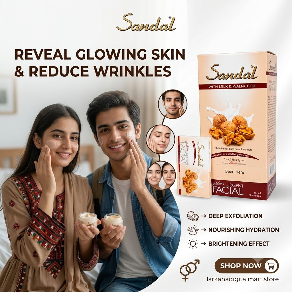 Sandal Urgent Facial with Milk & Walnut Oil