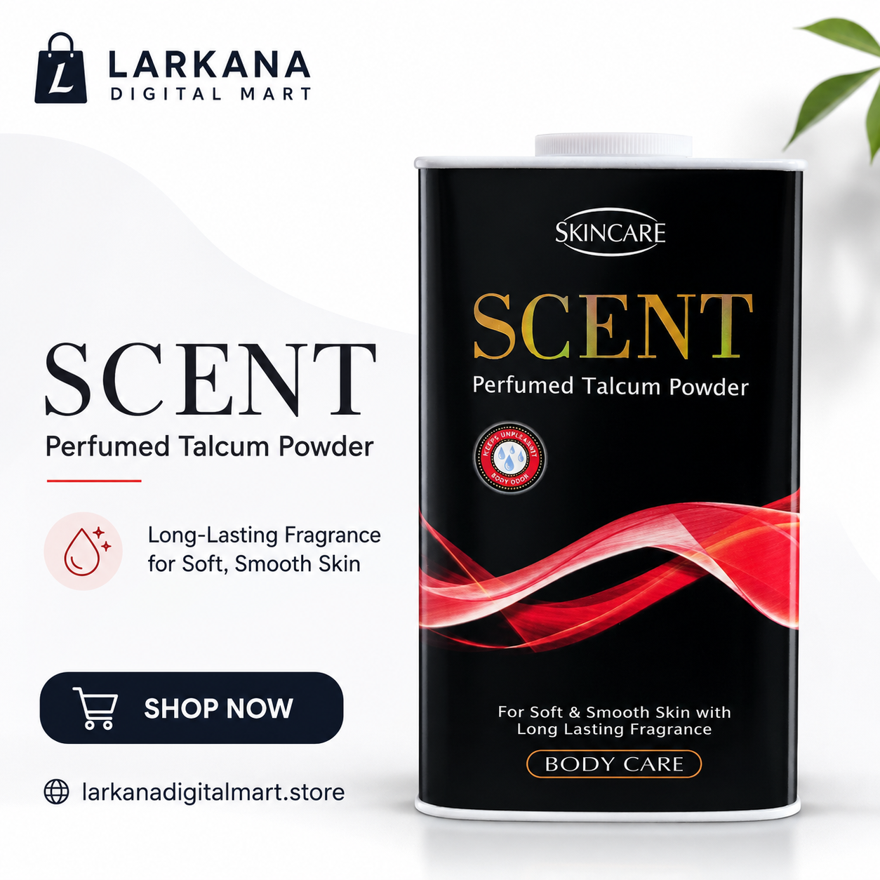Skincare Scent Perfumed Talcum Powder