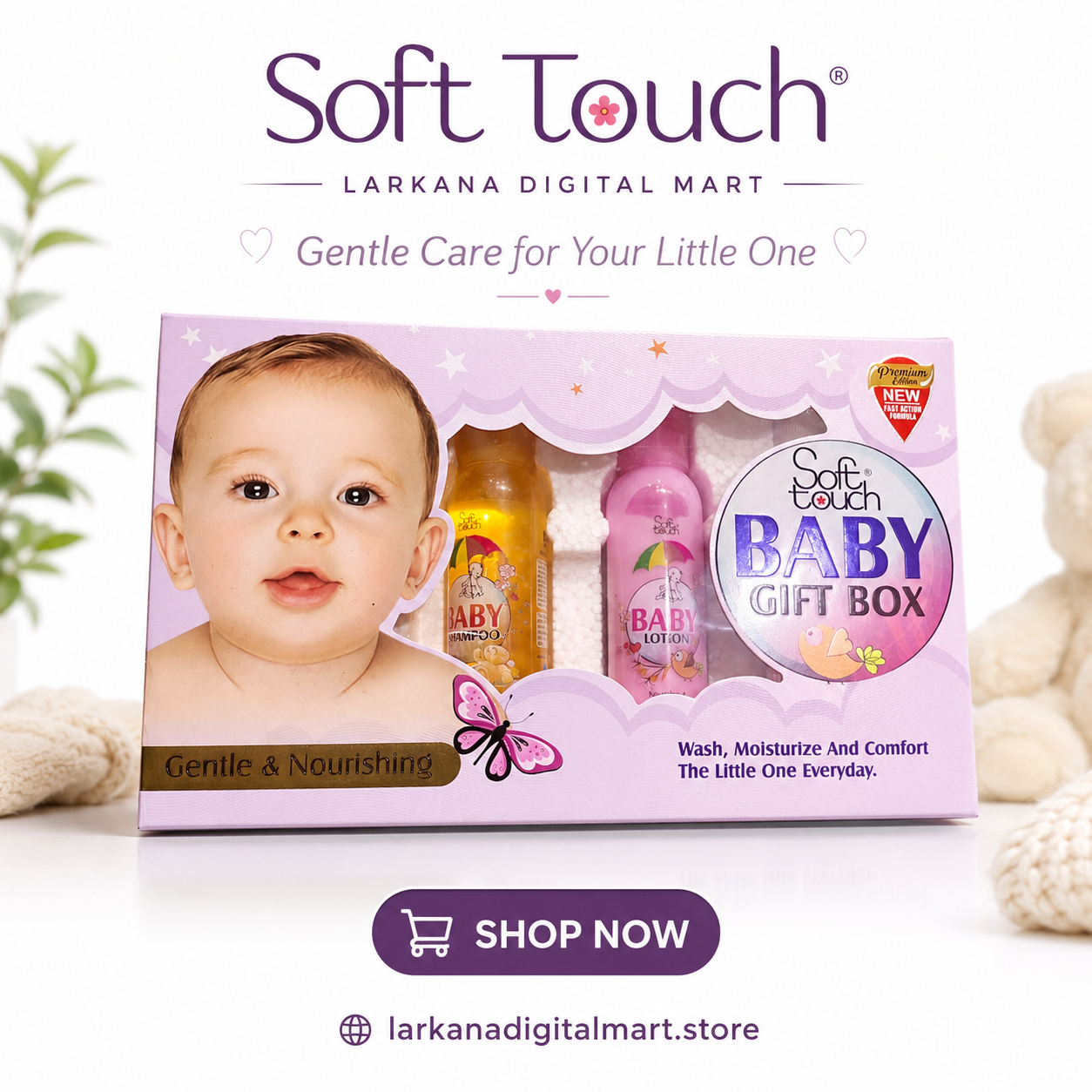 Soft Touch Baby Gift Box , daily Essentials